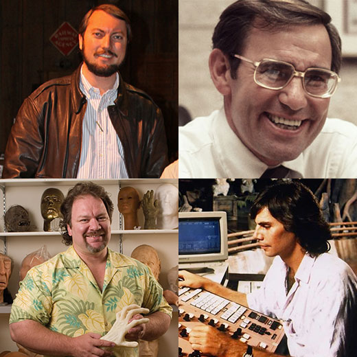 Clockwise from top right: Orlando Ferrante, David Feiten,<BR>Garner Holt, & Bill Butler.